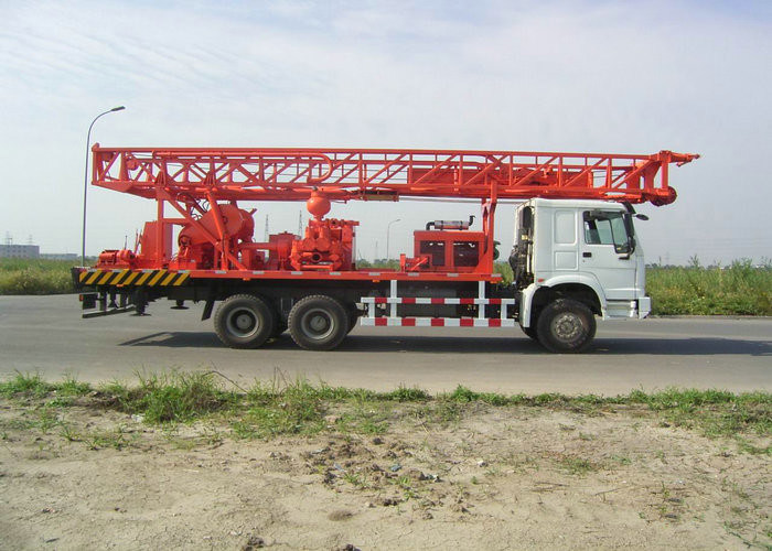 45 Rig Drive 450M TRUCK DRILLING RIG TOP HEAD DRIVE DTH AND MUD HIGH TORQUE, SIMPLE ...