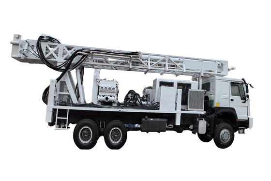 1000M Truck Mounted Water Well Drilling Rig Mud Drill and DTH-Hammer Water Drilling Equipment