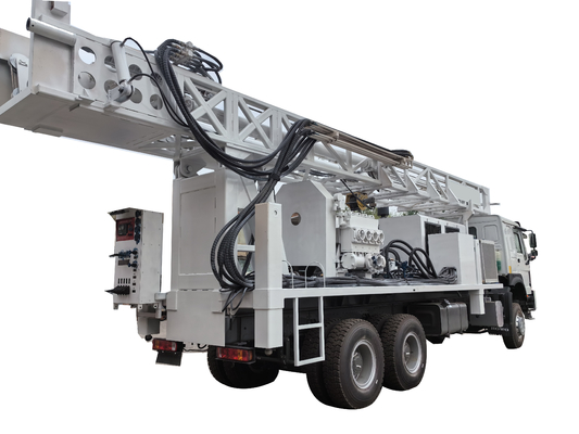 1000M Truck Mounted Water Well Drilling Rig Mud Drill and DTH-Hammer Water Drilling Equipment