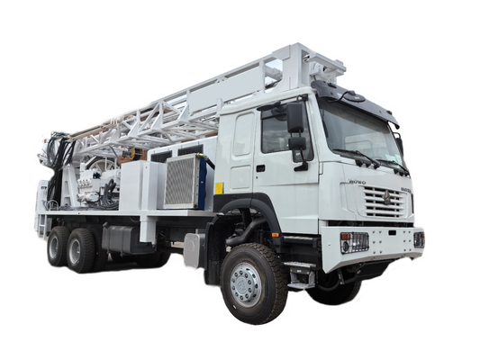 1000M Truck Mounted Water Well Drilling Rig Mud Drill and DTH-Hammer Water Drilling Equipment