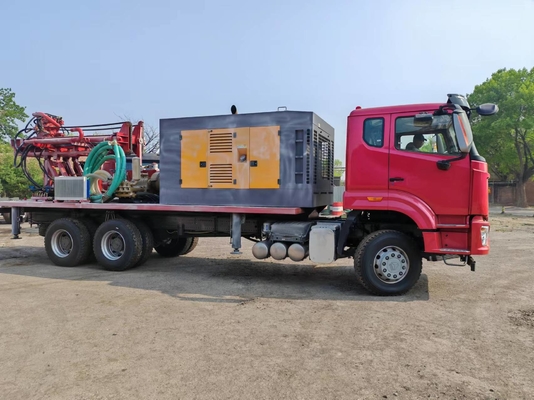 Powerful Truck Mounted Drill Rig for Water Well Drilling 300M Depth 30T Drill Tower Load